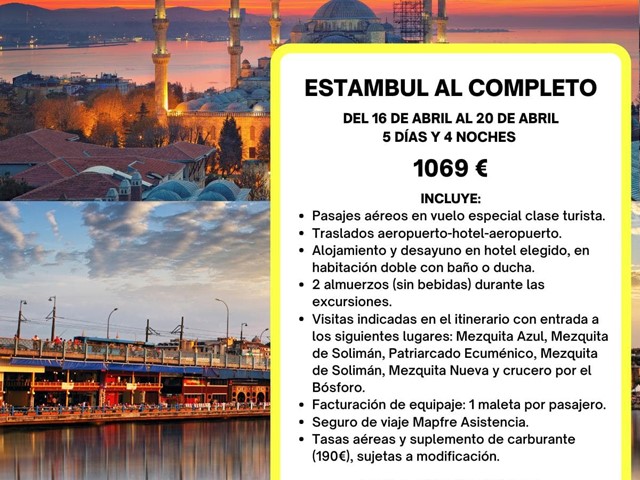  Estambul al Completo desde Santiago