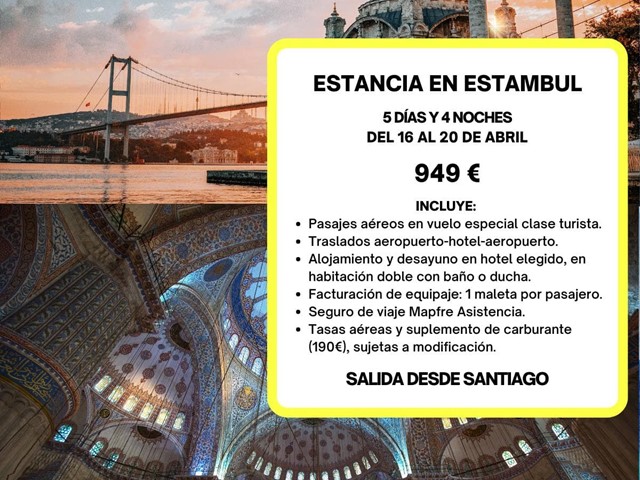  Estancia en Estambul desde Santiago