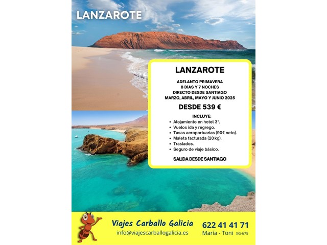 Lanzarote desde Santiago