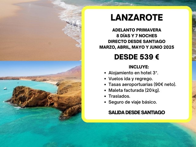 Lanzarote desde Santiago